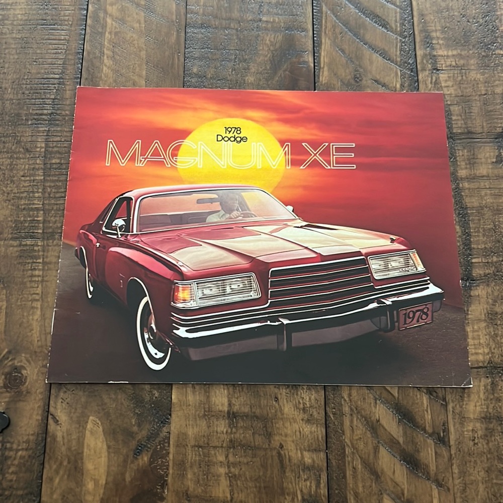 Vintage 1978 Dodge Magnum XE Sales Brochure